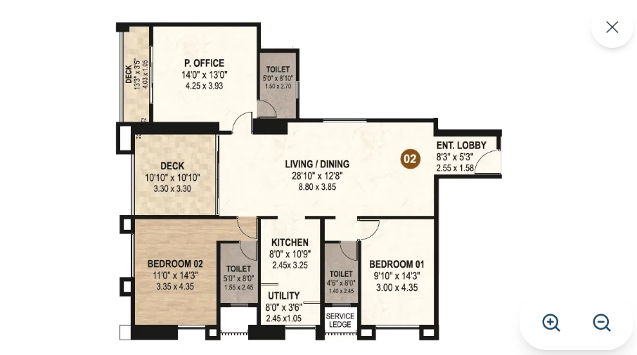 Venkatesh Erandwane Central Floor Plan